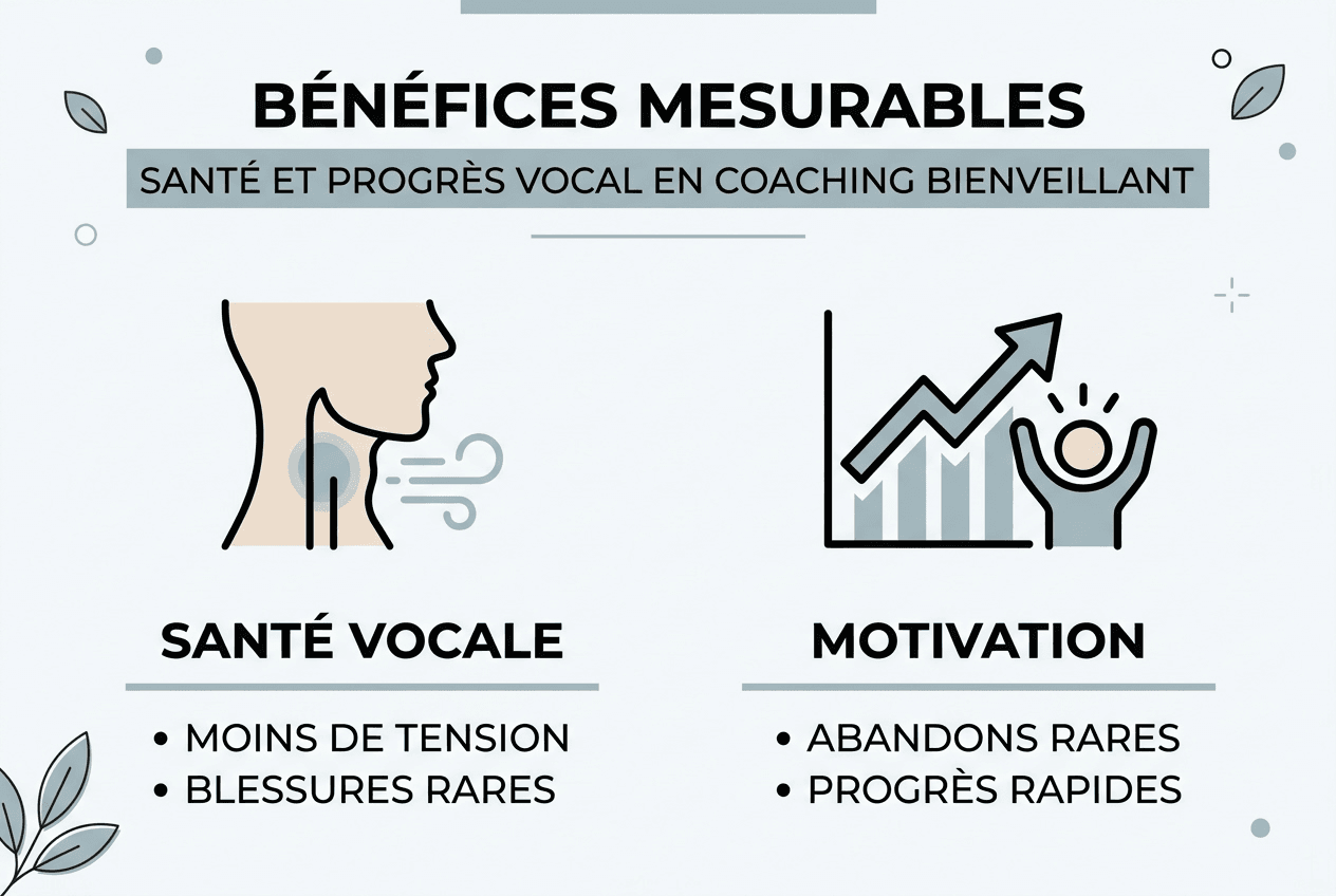 Découvrez en images tous les avantages d’une approche bienveillante dans la formation vocale.