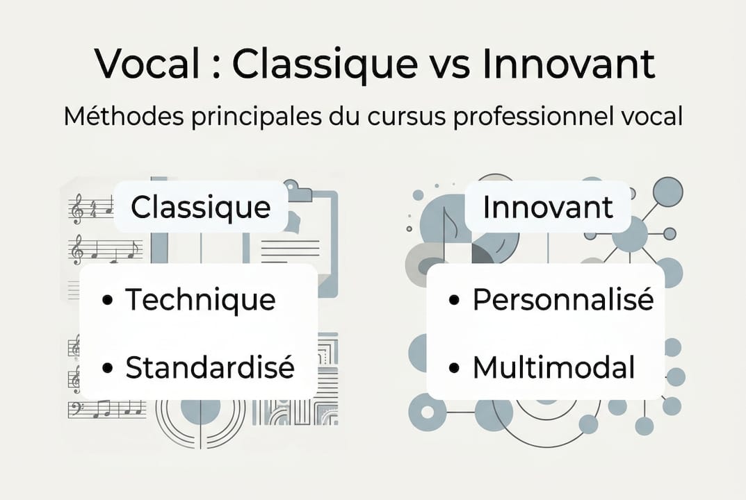 Infographie : comparaison entre les approches pédagogiques traditionnelles et les méthodes d’enseignement innovantes
