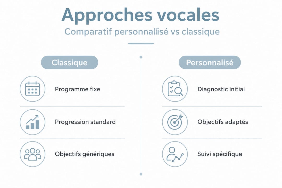 Infographie : panorama des différents accompagnements vocaux