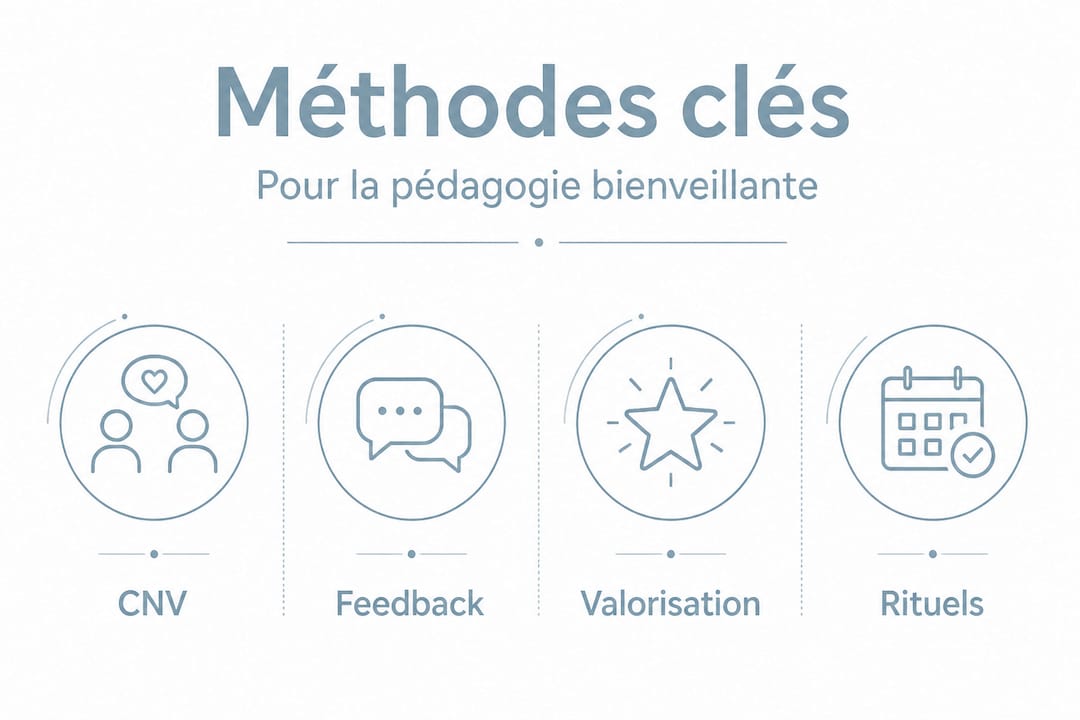 Infographie : les grands principes de l’éducation bienveillante