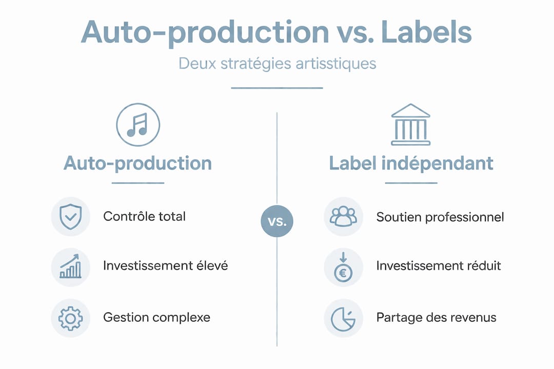 Auto-production ou label indépendant : quel choix pour les artistes ?