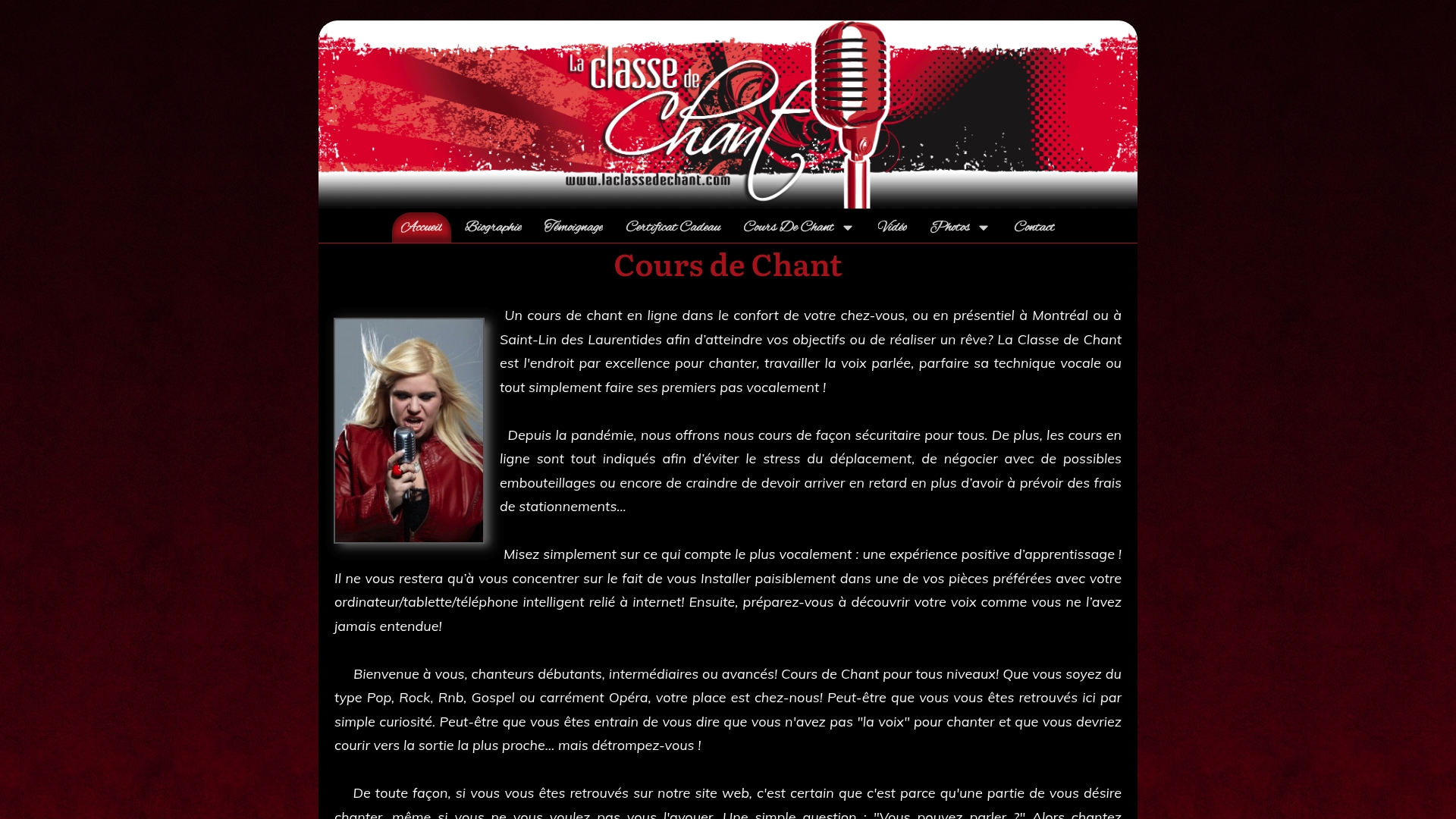 https://laclassedechant.com