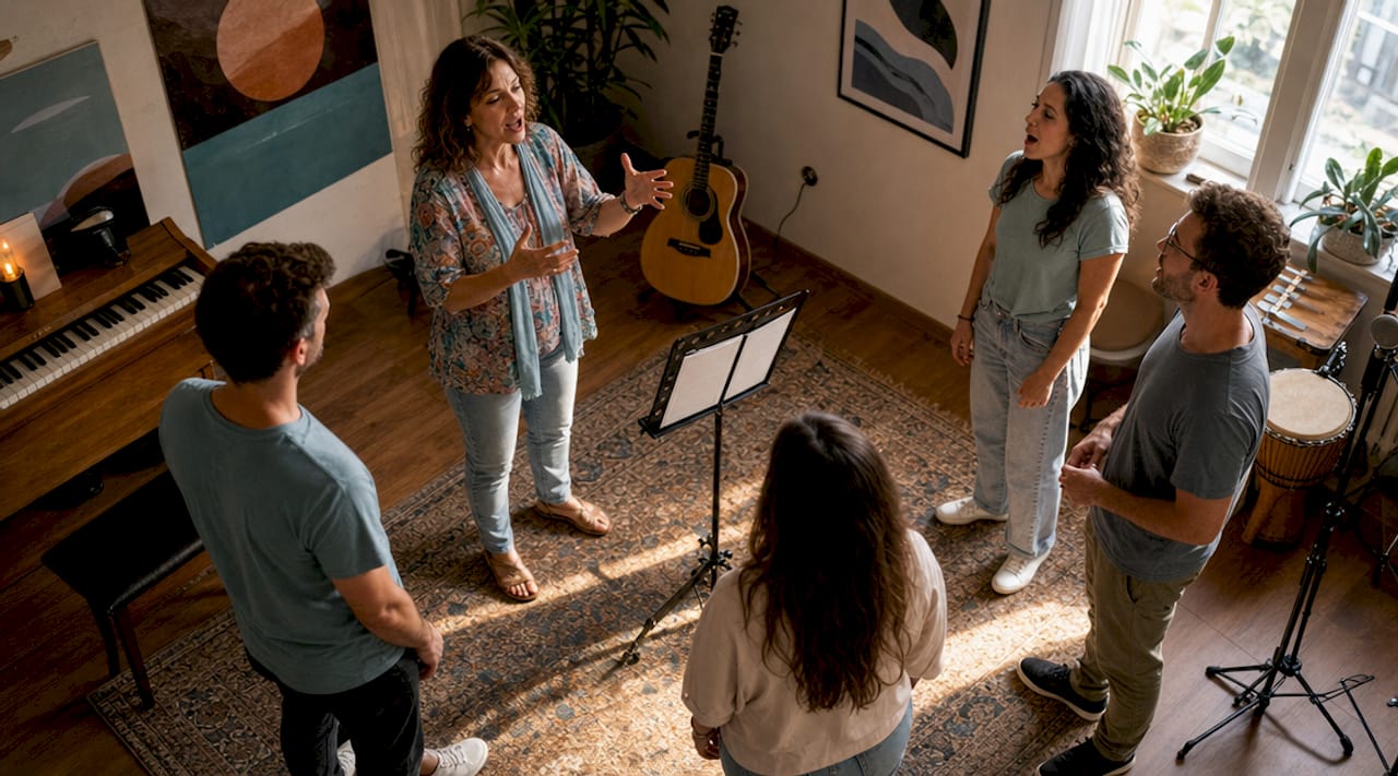 Atelier de coaching vocal en présentiel