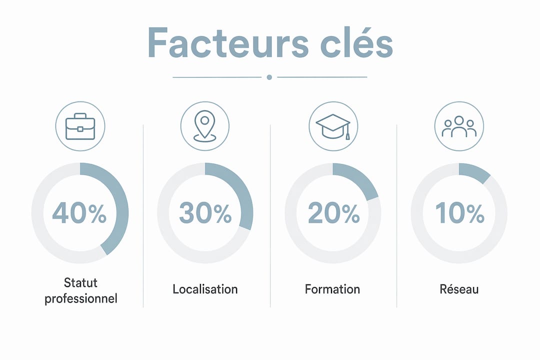 Infographie : les principaux critères qui influencent la rémunération d’un coach vocal