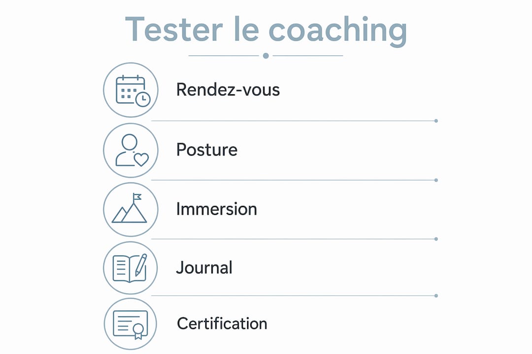 Tout ce qu’il faut savoir pour bien choisir son coaching avant de se lancer dans une reconversion : les critères à passer en revue en un coup d’œil.