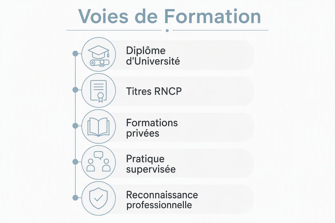 Découvrez en un coup d’œil les différentes étapes à suivre pour se lancer dans l’enseignement du chant grâce à cette infographie.