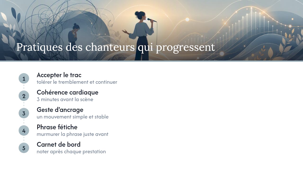Ce que j'ai observé chez les chanteurs qui progressent vraiment — overview diagram