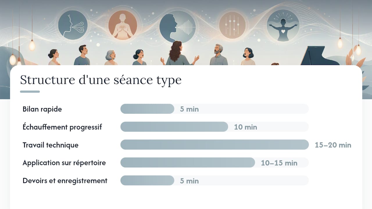 Construire une séance type et une progression sur plusieurs mois — overview diagram