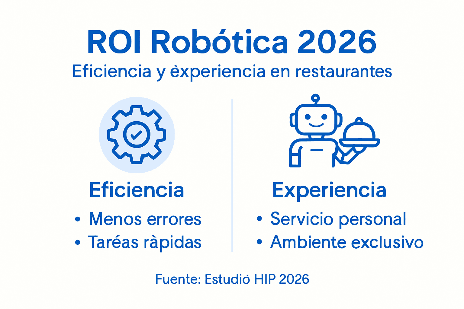 Infografía: cómo la robótica ayuda a mejorar el retorno de inversión en restaurantes