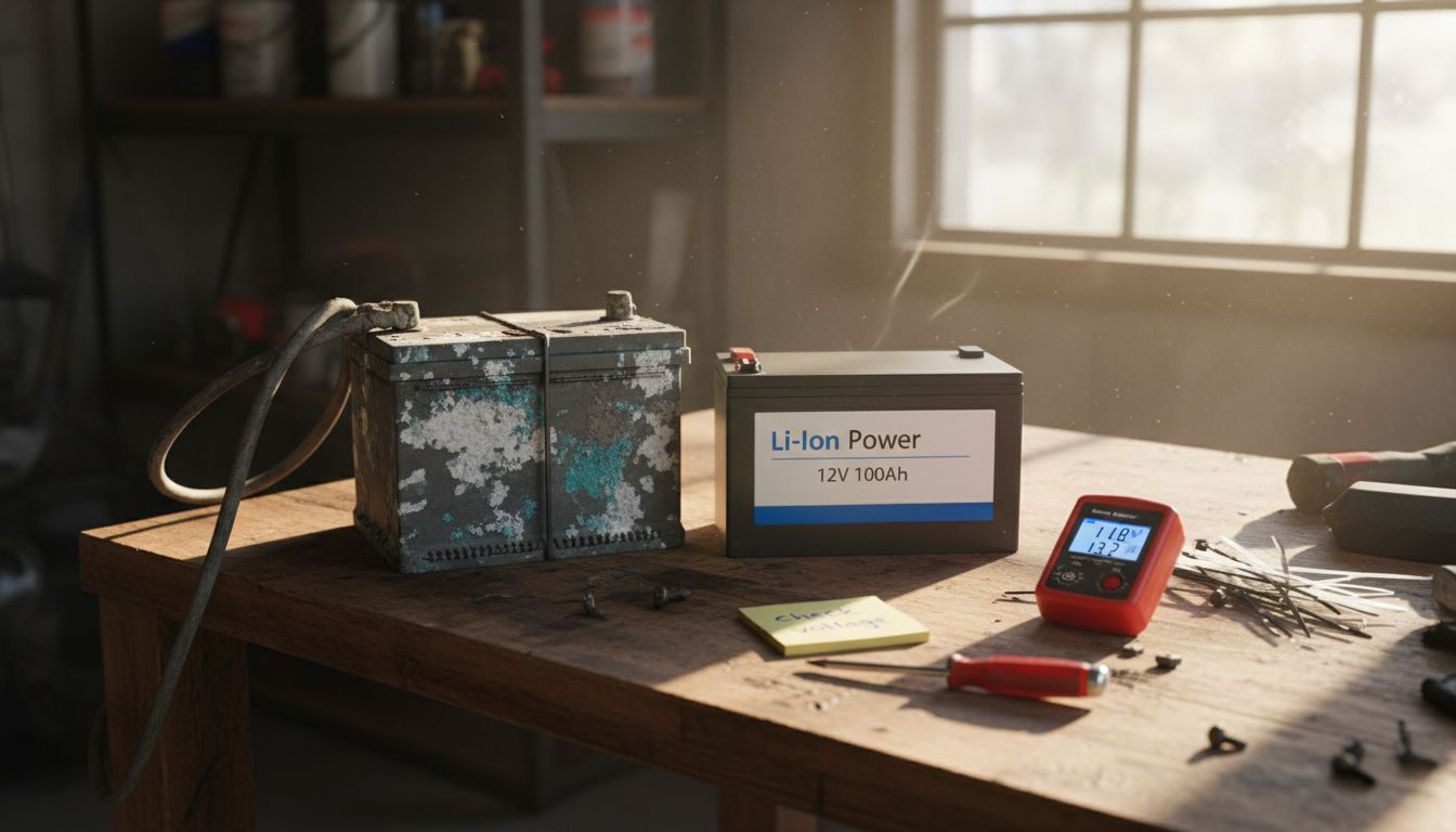 Comparing lead-acid and lithium batteries
