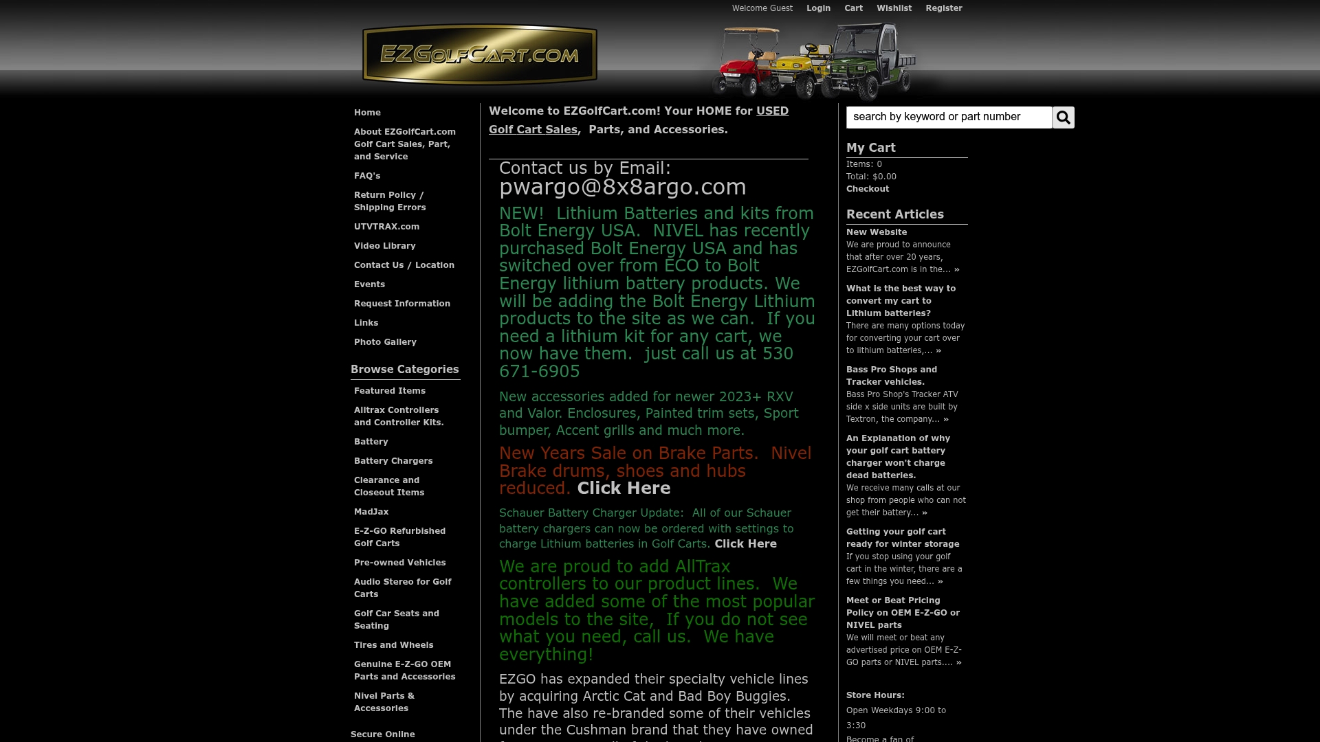 https://ezgolfcart.com