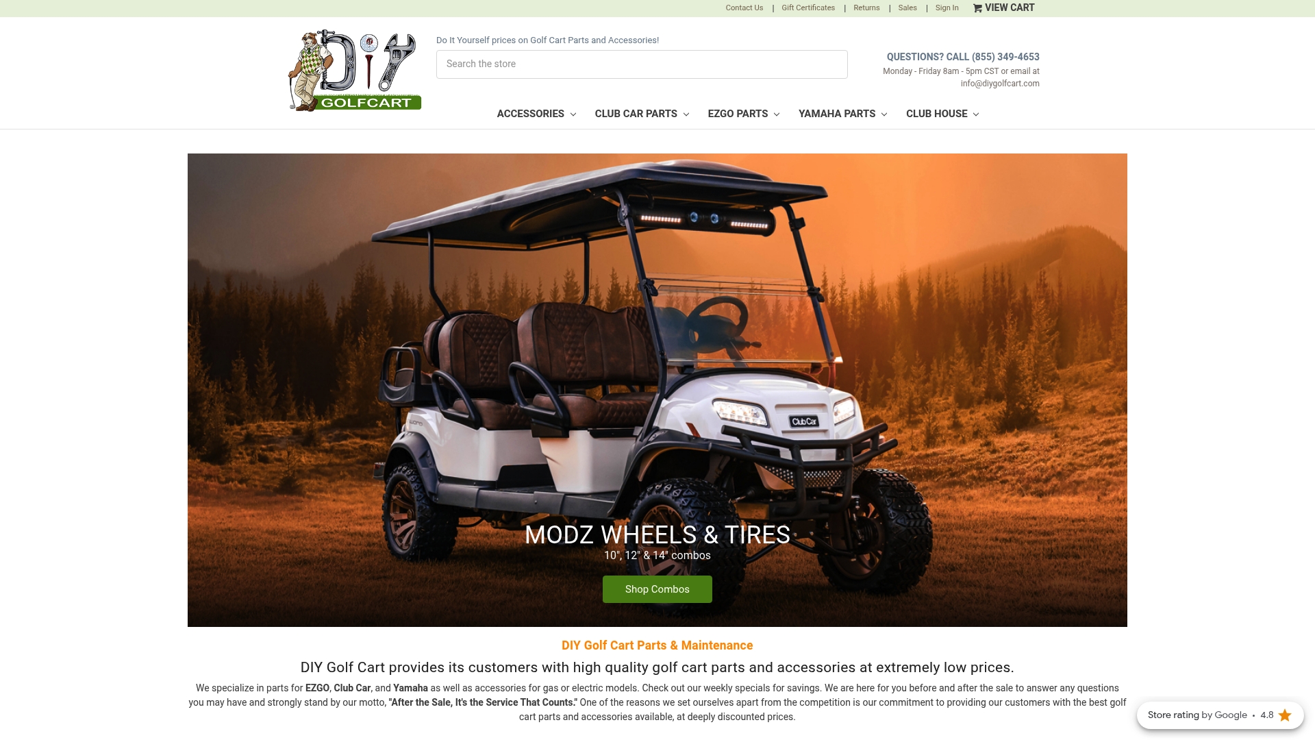 https://diygolfcart.com