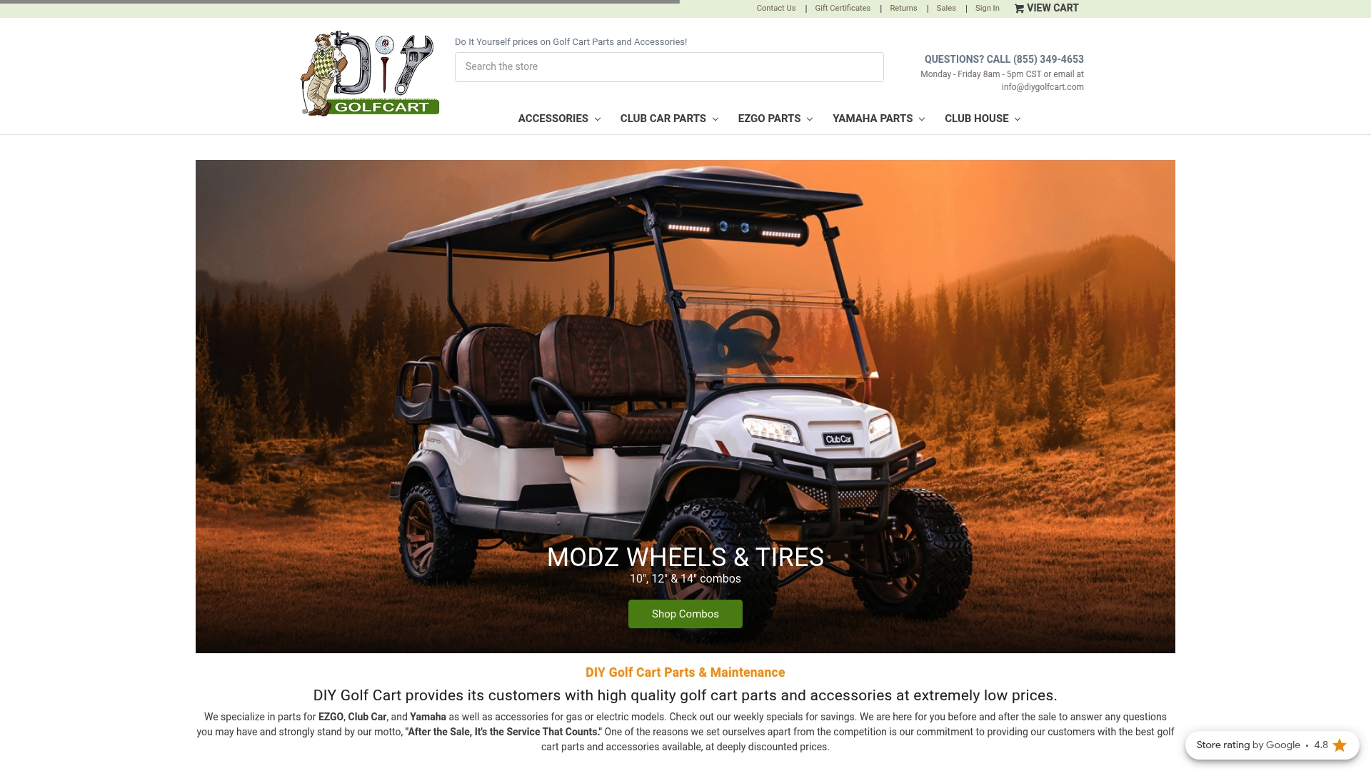 https://diygolfcart.com