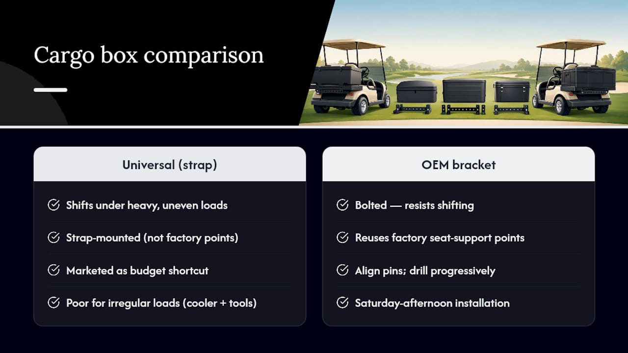 What Actually Matters When You're Buying and Installing a Cargo Box — overview diagram