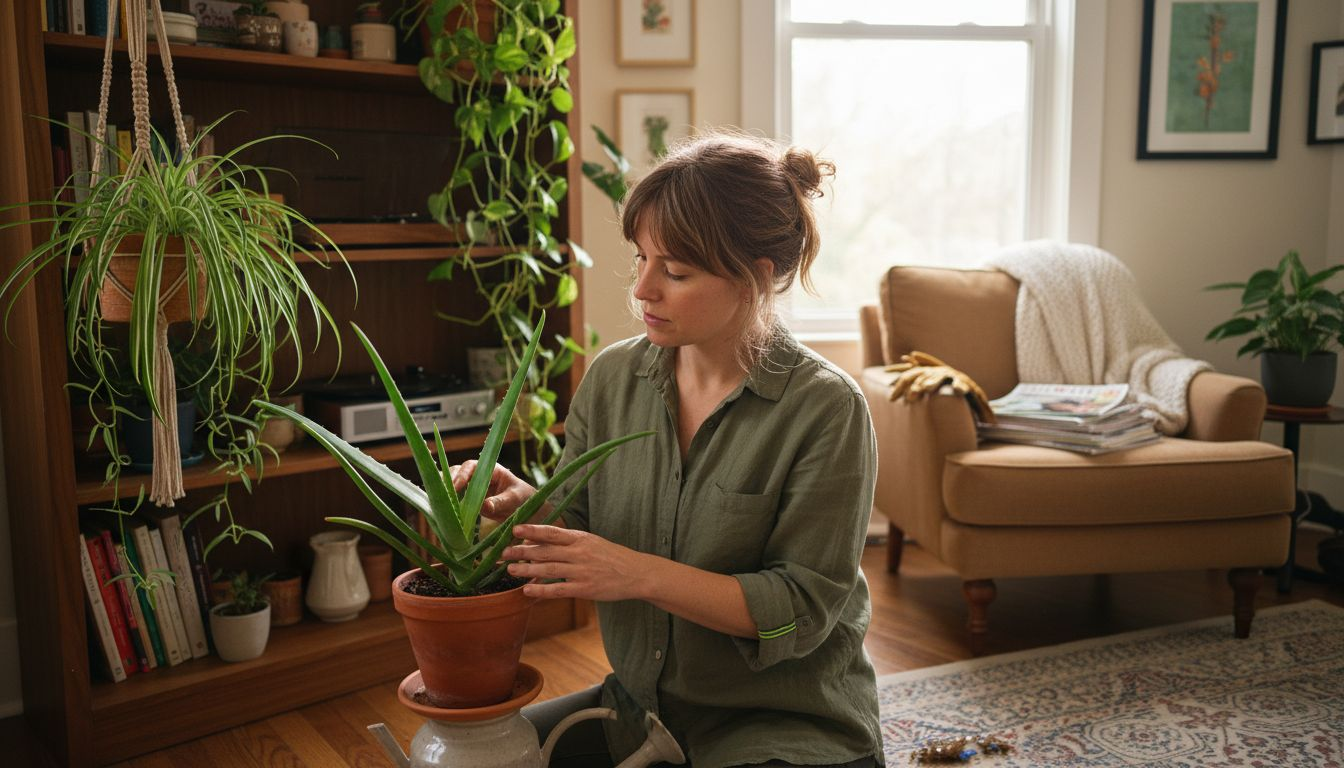 Consultant examines Aloe Vera and other plants