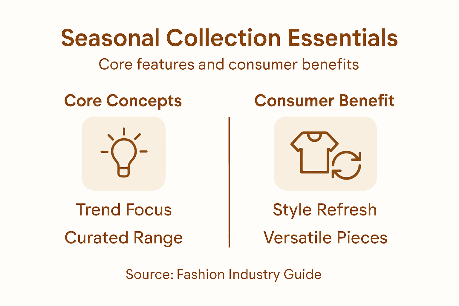 Infographic with collection concepts and benefits