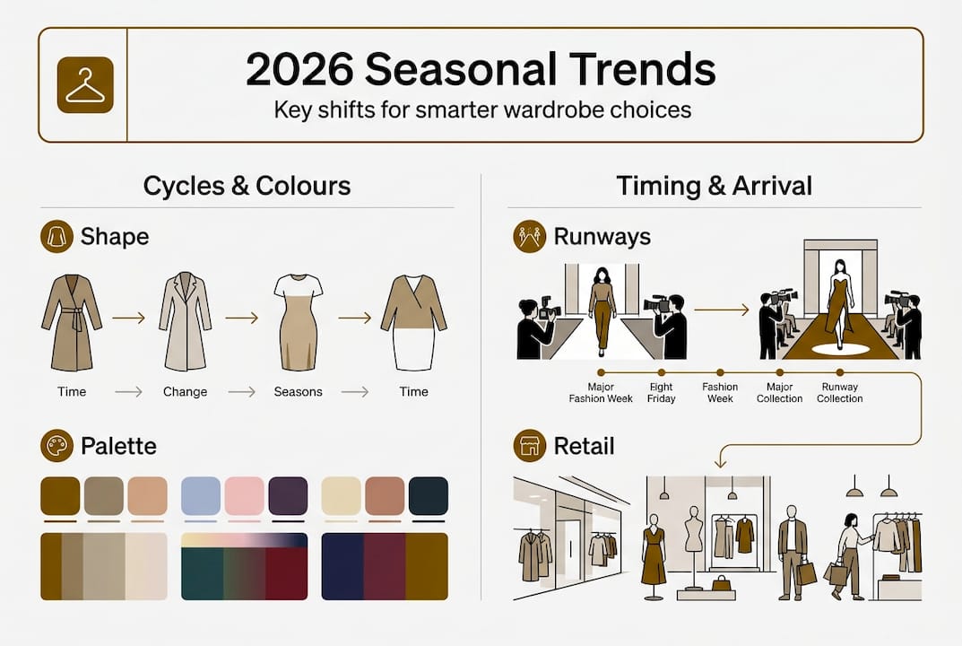 Infographic: seasonal trend cycles and timing