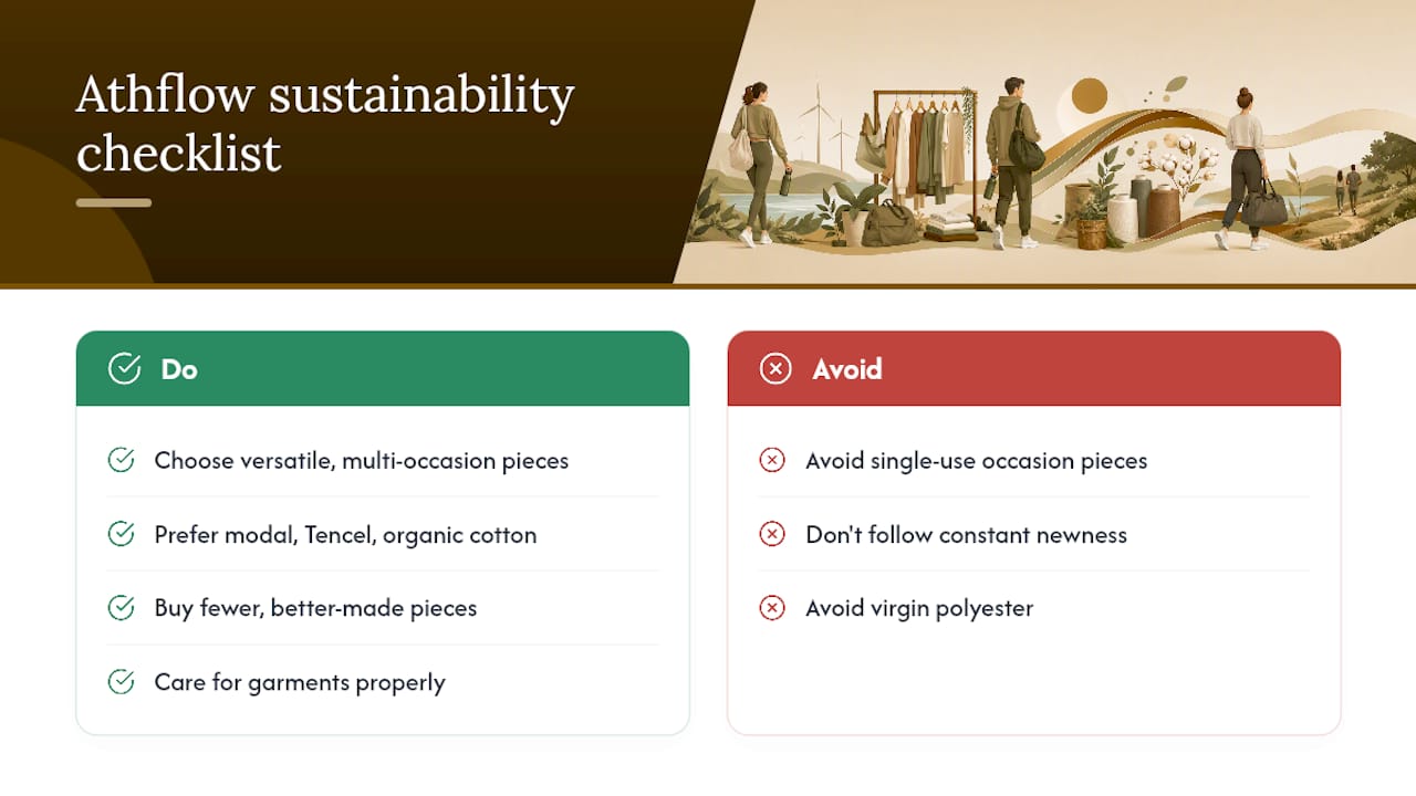 Does Athflow fit with sustainable fashion values? — overview diagram