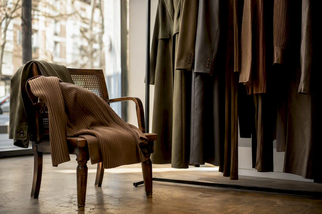 Textured clothing fabrics in capsule wardrobe