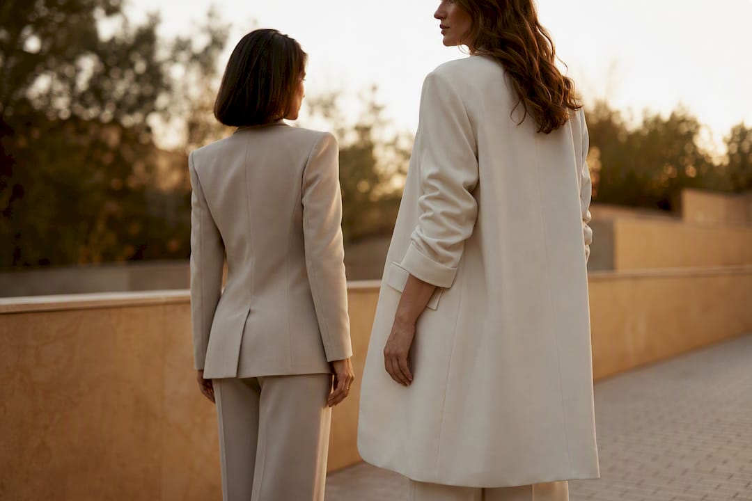 Silhouettes showing blazer styles for different body types