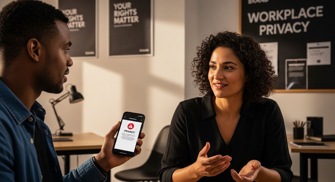 workplace privacy employee discussion