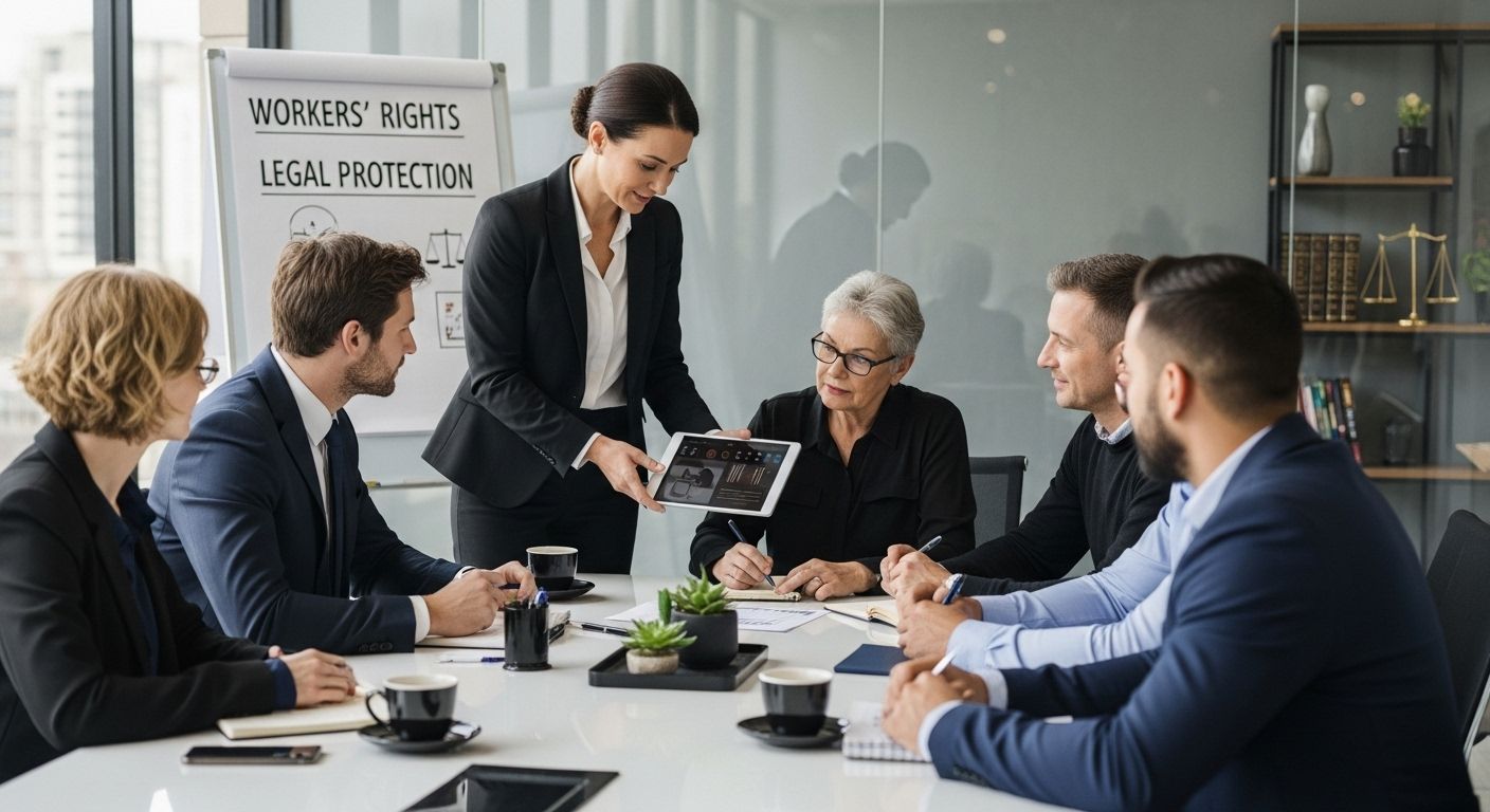 employment attorney team meeting