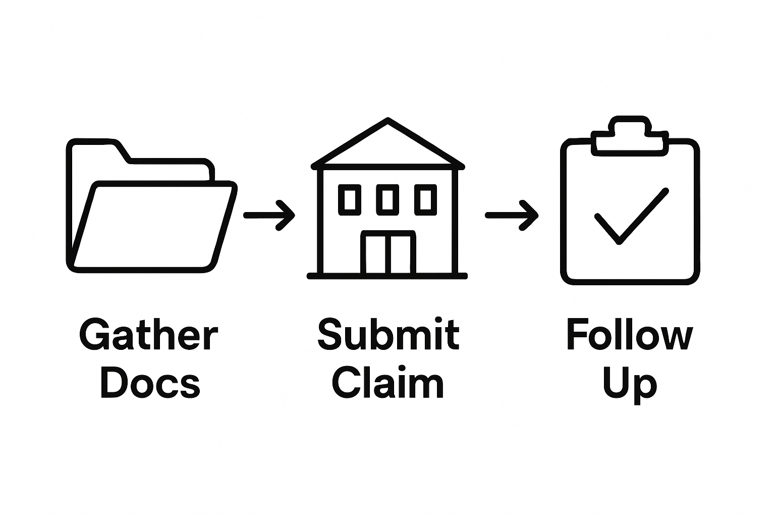 Infografía que resume los pasos para presentar una reclamación salarial
