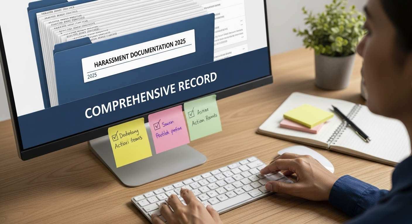 detailed record workplace harassment