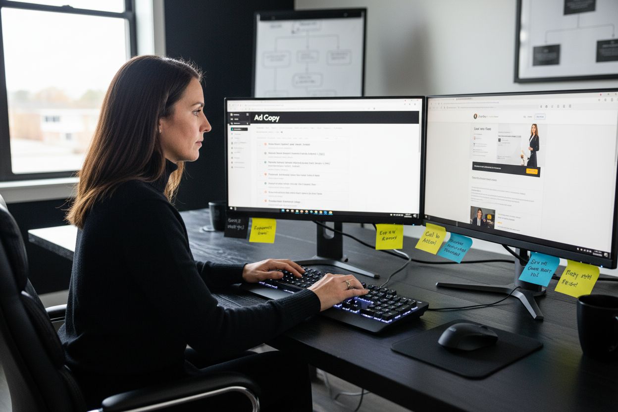 lawyer ad copy process