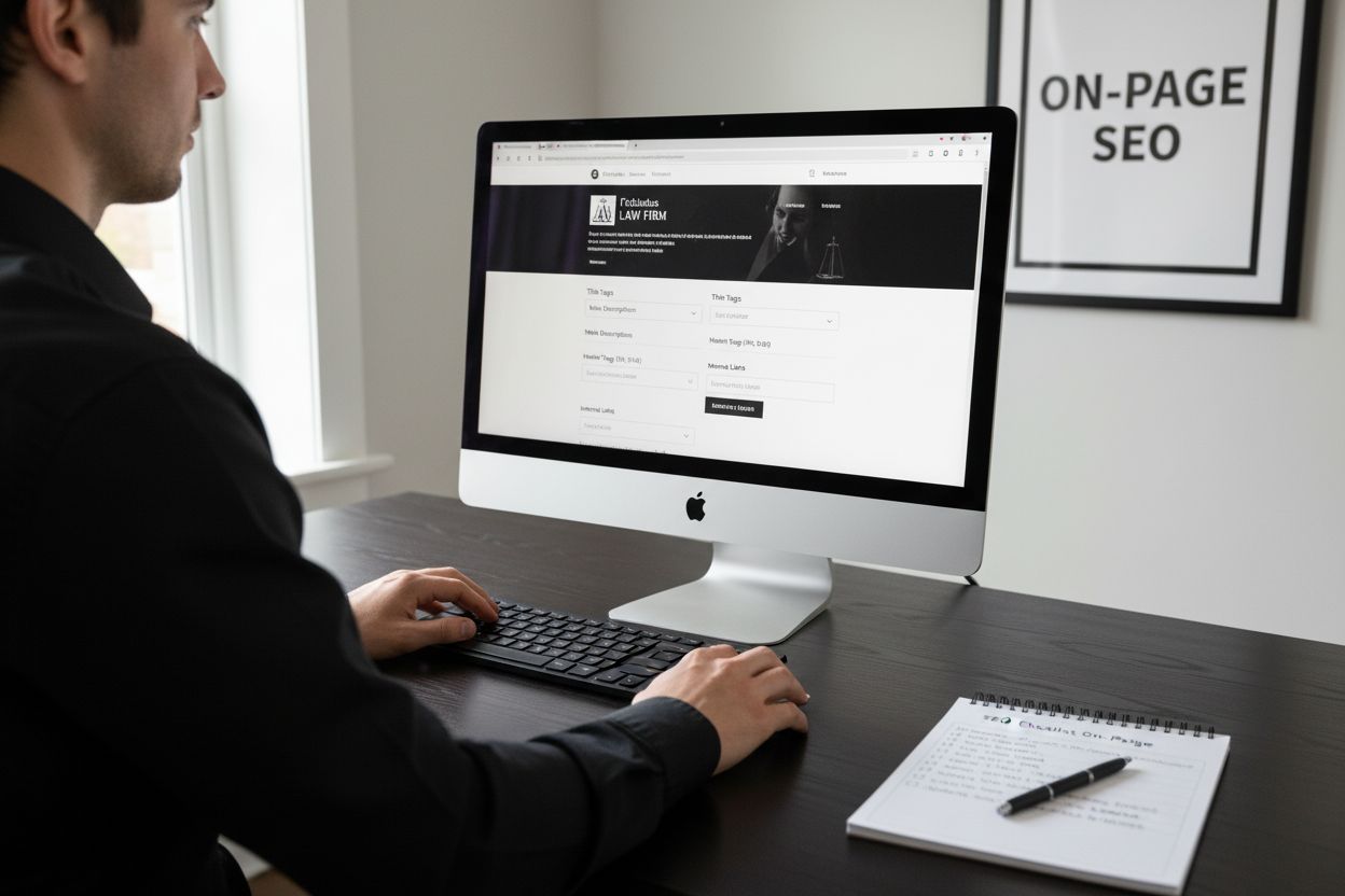 on-page SEO optimization law firm