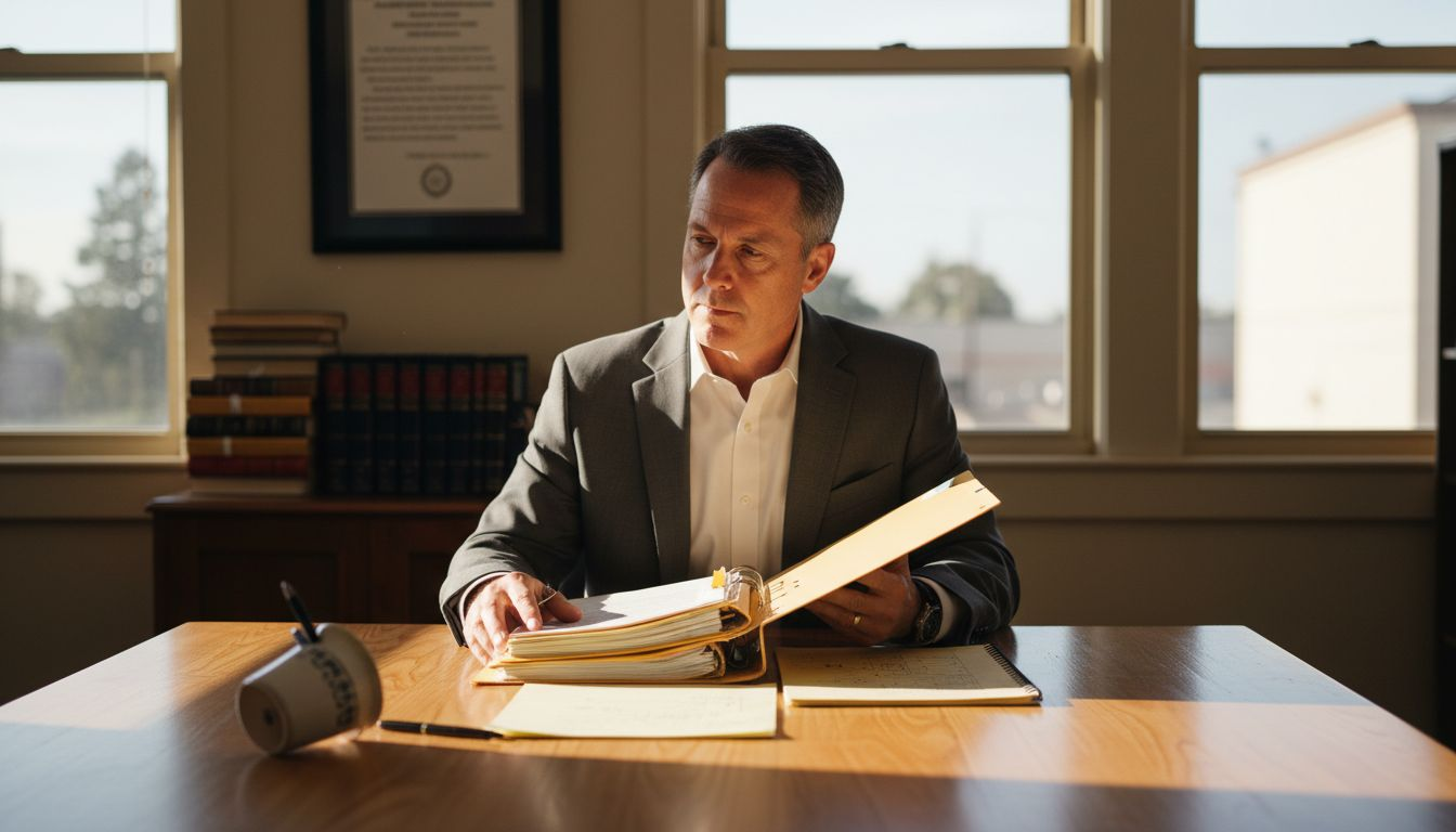 Attorney reviews whistleblower protection documents