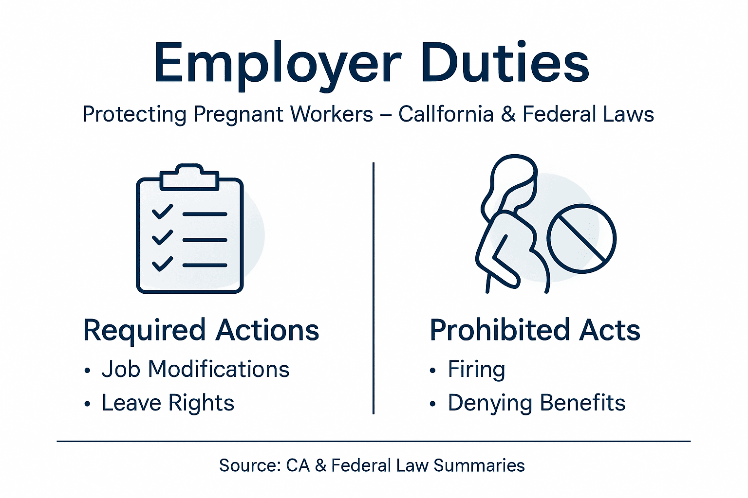 Infographic employer duties and illegal practices