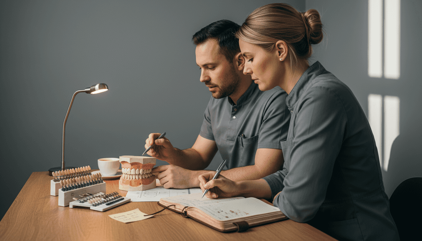 Tandläkare berättar om hur skalfasader fungerar och vad man bör tänka på inför en behandling.
