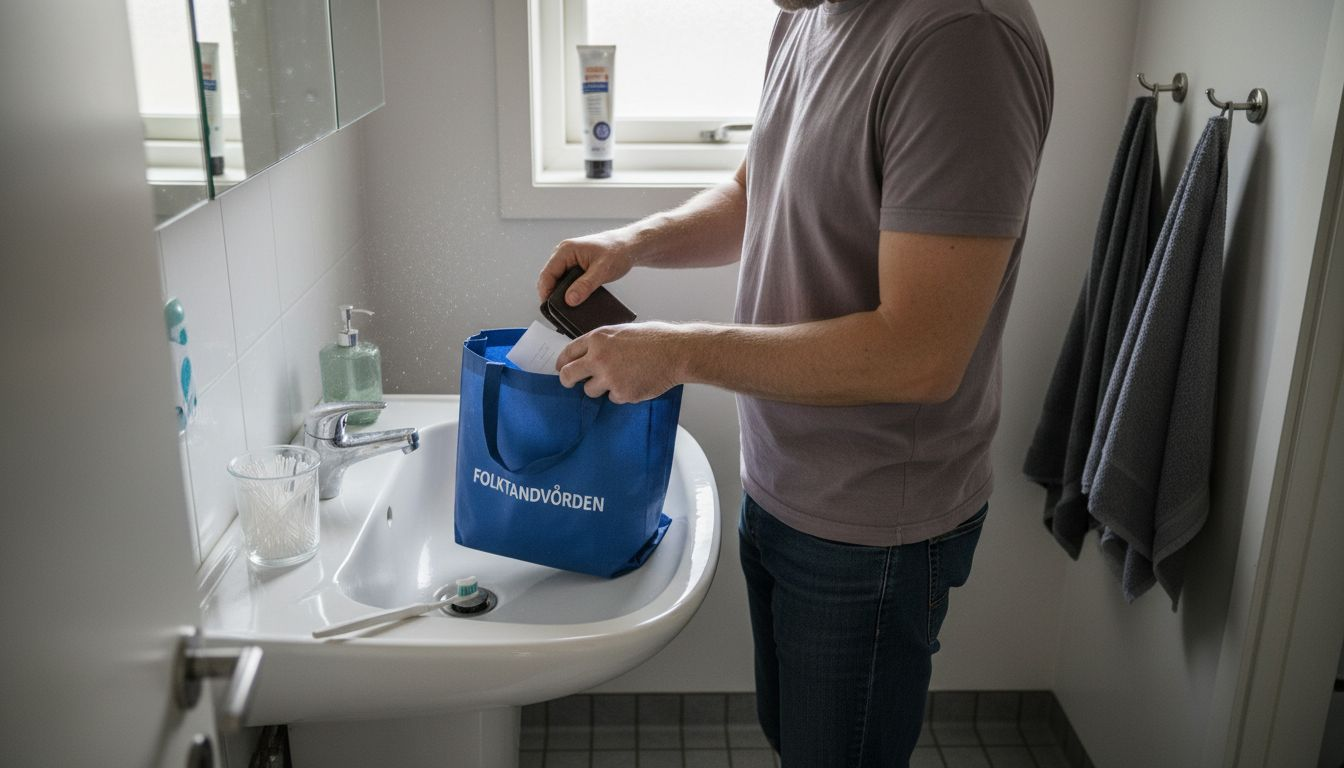Innan det är dags att gå till tandläkaren står man ofta i badrummet och borstar tänderna extra noggrant.