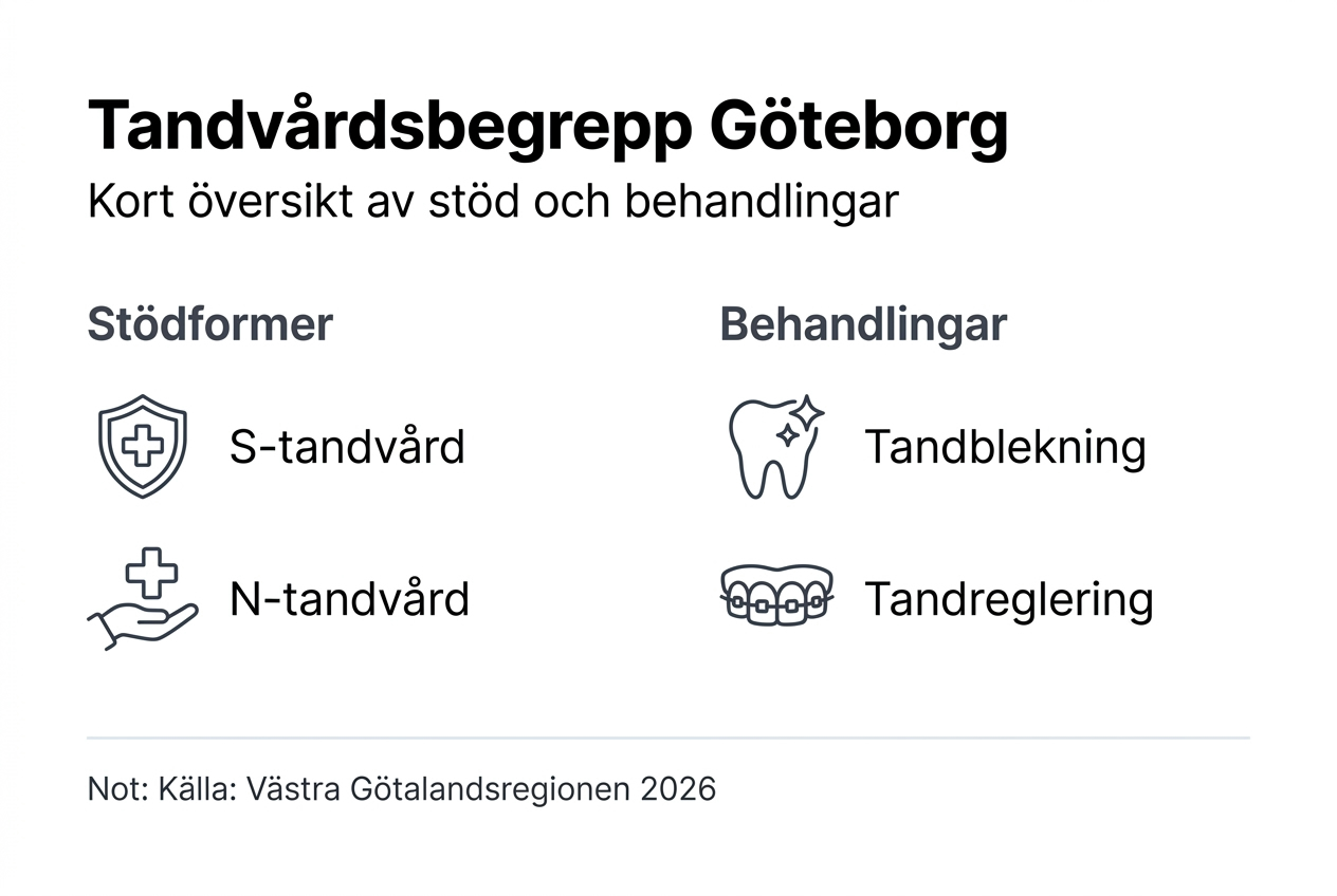 Illustrerad guide till tandvårdens vanligaste begrepp och behandlingar i Göteborg