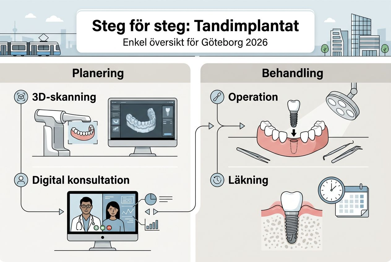 Så reinterpret vi tandimplantat: En överskådlig guide till processen i Göteborg
