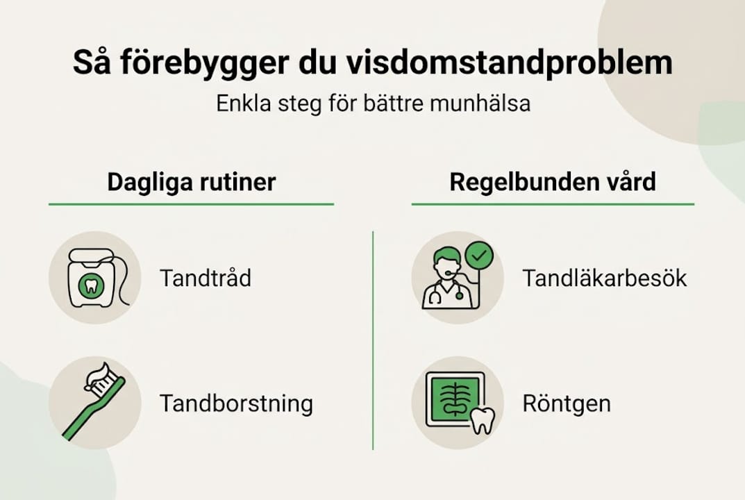 Så förebygger du problem med visdomständerna – en överskådlig guide