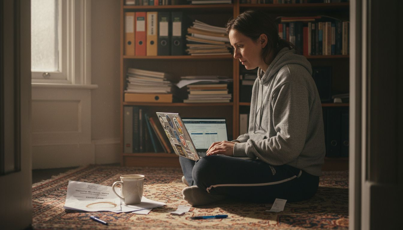 Freelancer using cloud accounting at home