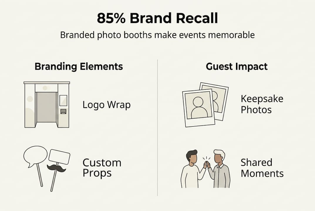 Infographic illustrating brand recall impact
