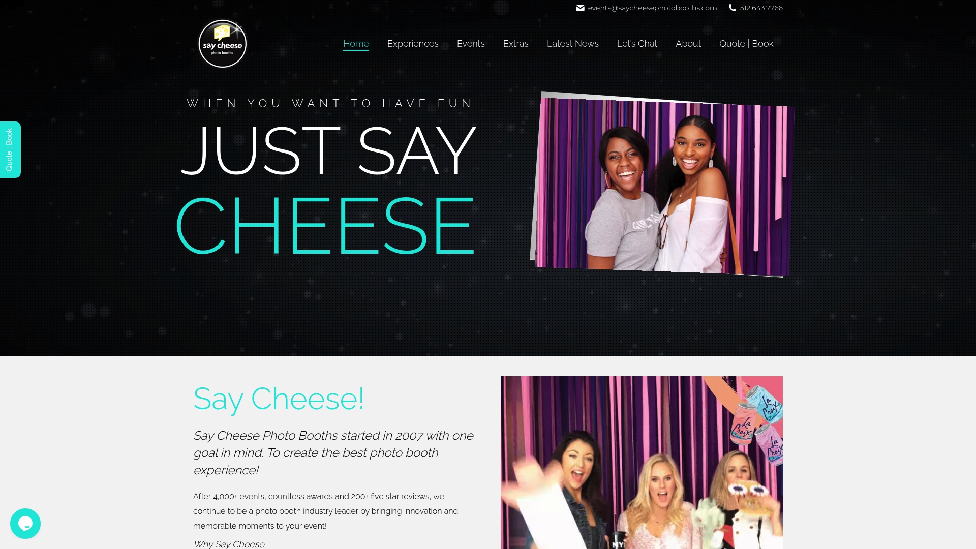https://saycheesephotobooths.com