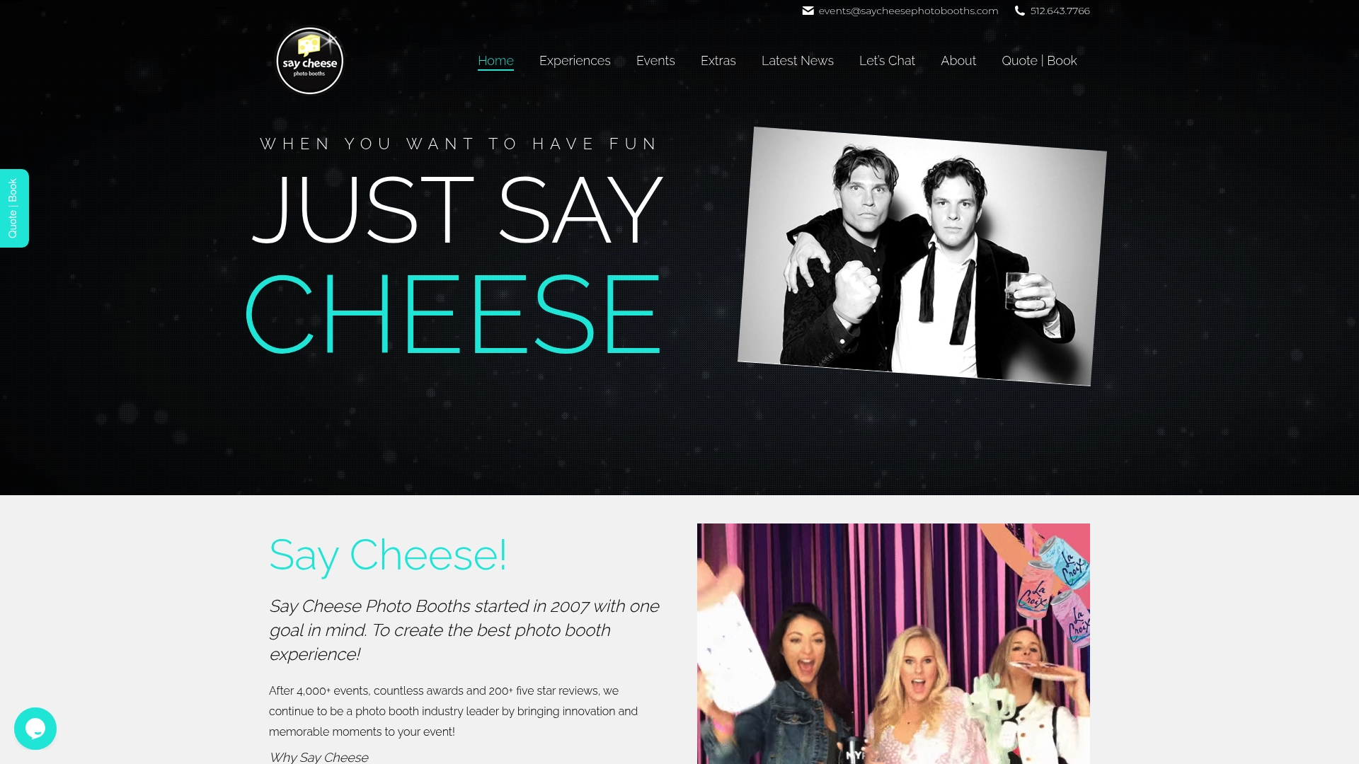 https://saycheesephotobooths.com