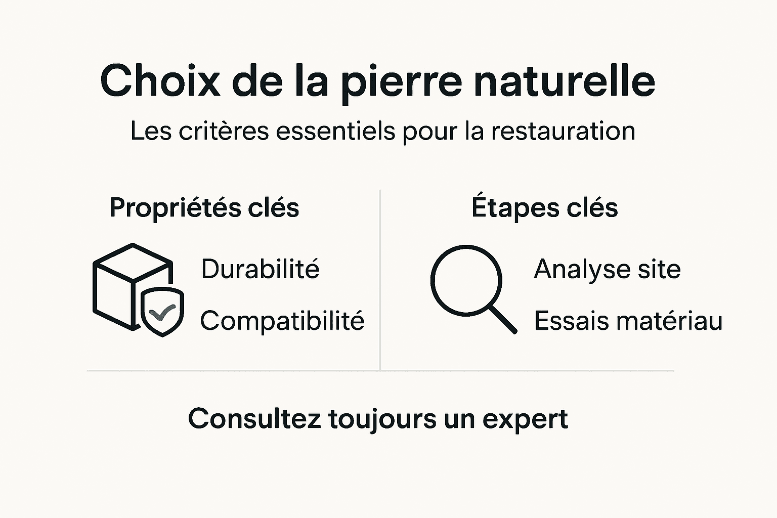Infographie : comment bien choisir sa pierre naturelle ?