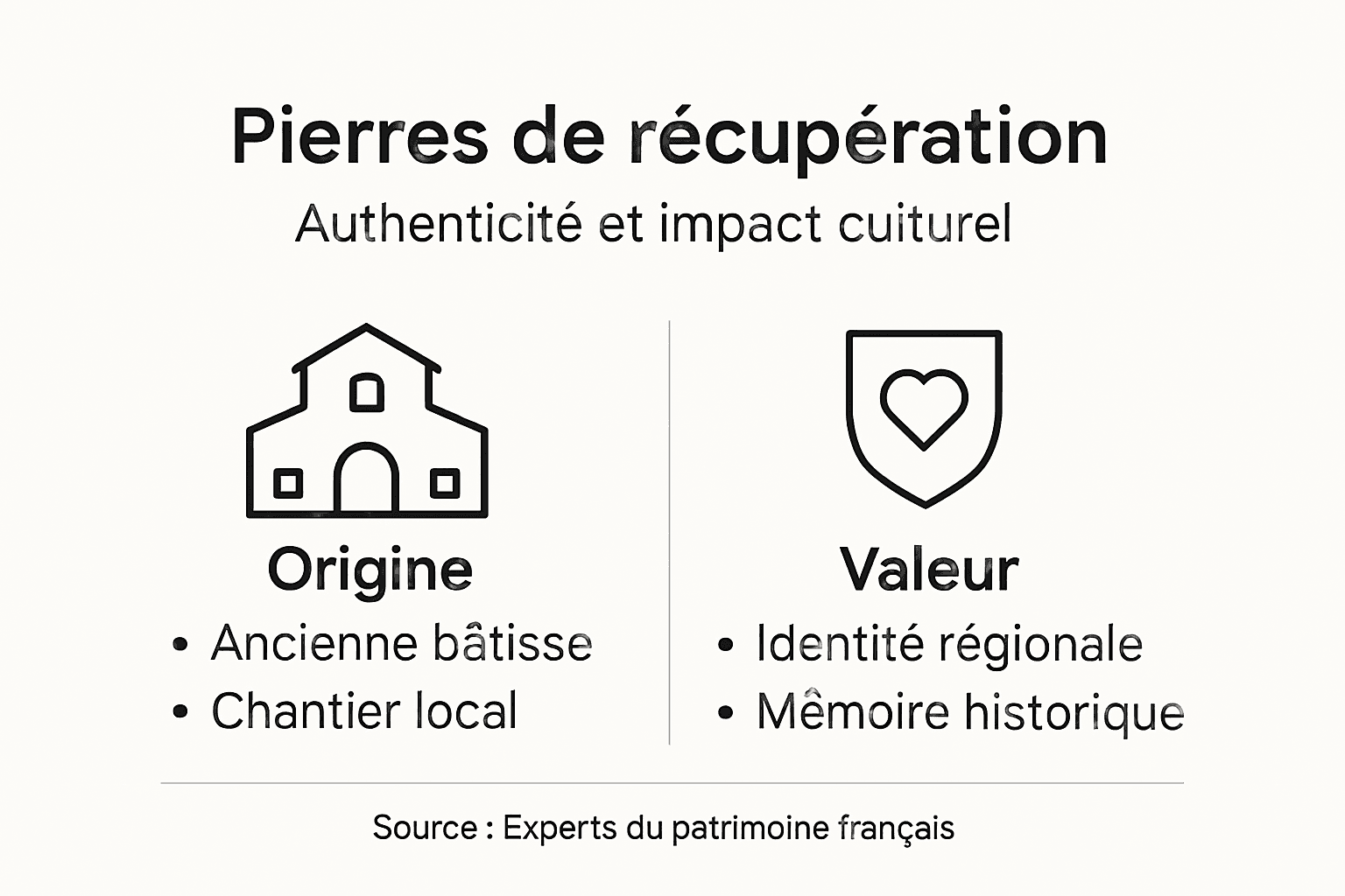 Infographie : l’impact de la réutilisation des pierres sur la préservation du patrimoine