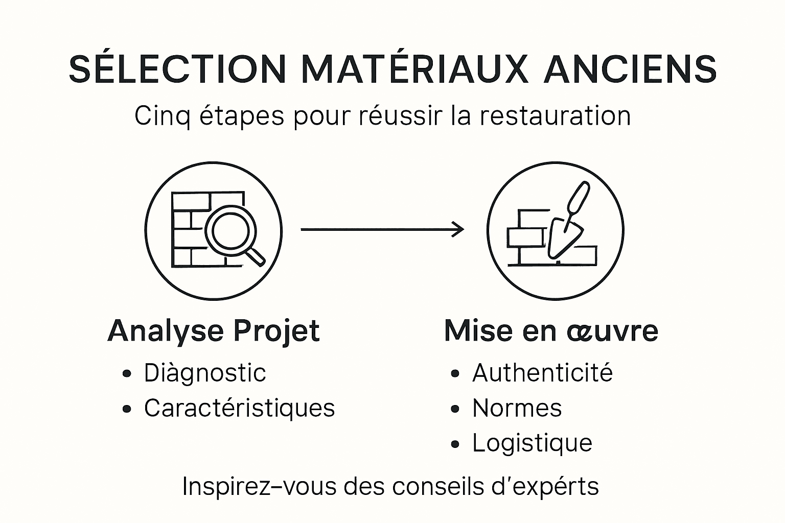 Procédure sélection matériaux anciens pour restauration réussie 1 Les étapes incontournables pour choisir des matériaux anciens