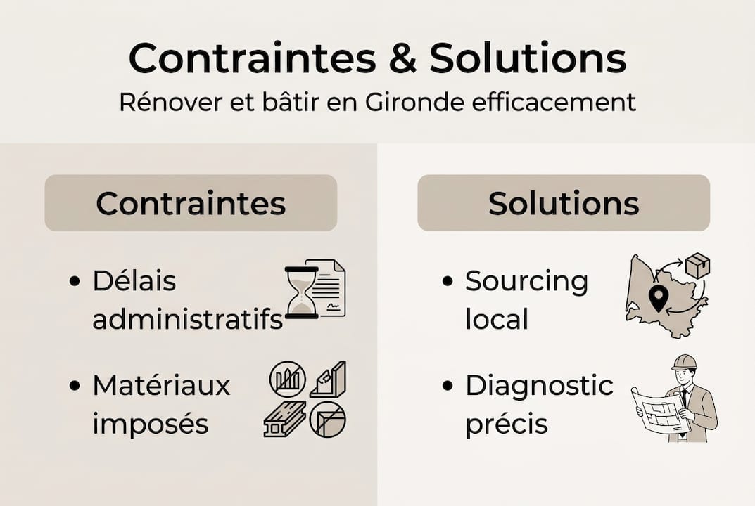 Panorama des défis et solutions pour les chantiers en Gironde