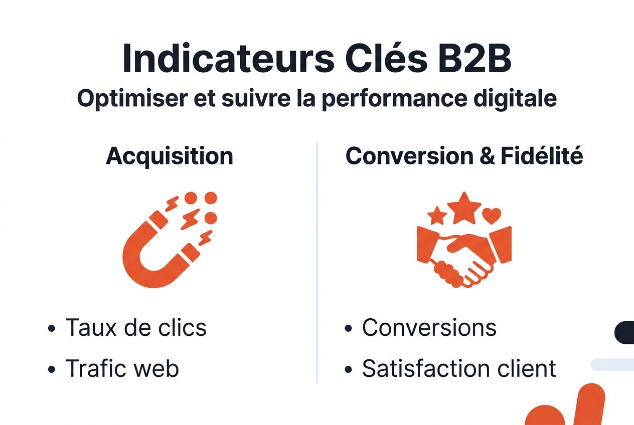 Découvrez notre infographie dédiée aux principaux indicateurs de performance en B2B, pour mieux piloter votre activité et optimiser vos résultats.