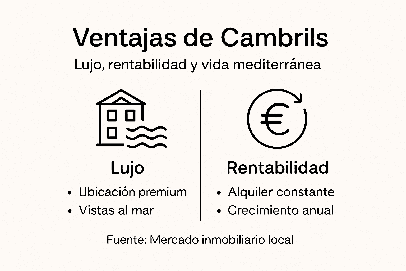 Infografía: Descubre todas las ventajas de hacer tus compras en Cambrils