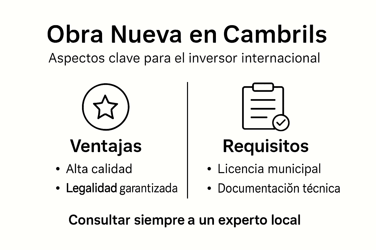 Infografía: puntos clave para invertir con éxito en vivienda de obra nueva