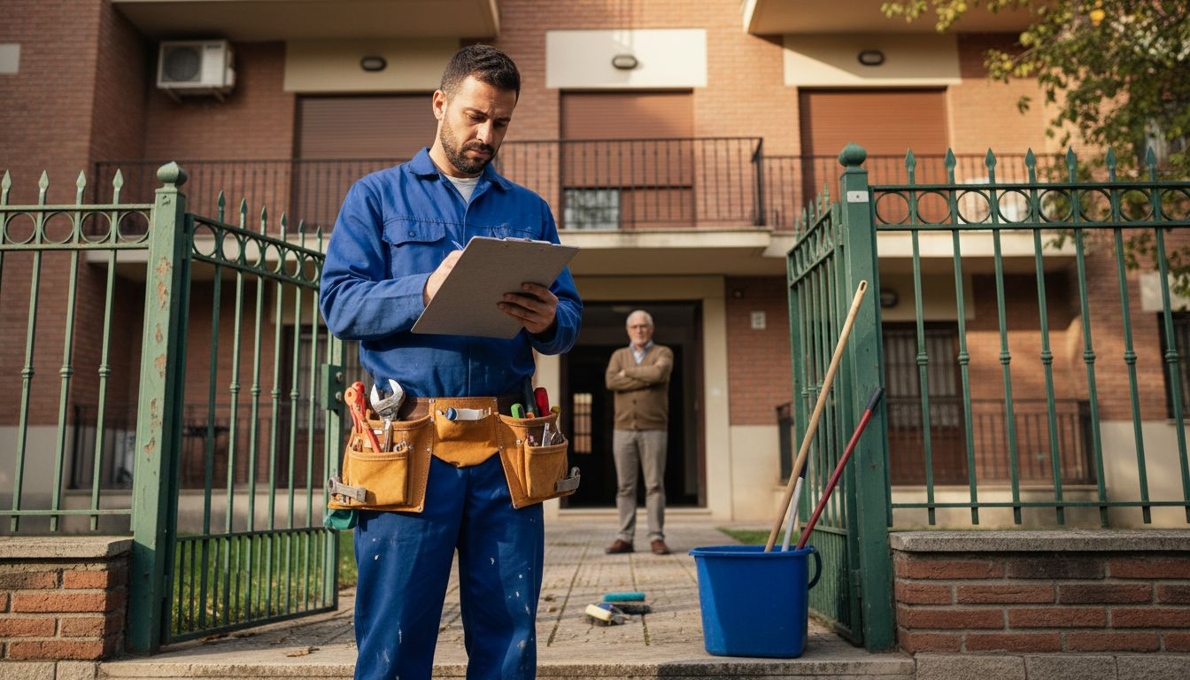 Responsable de supervisar y coordinar el mantenimiento de un edificio residencial