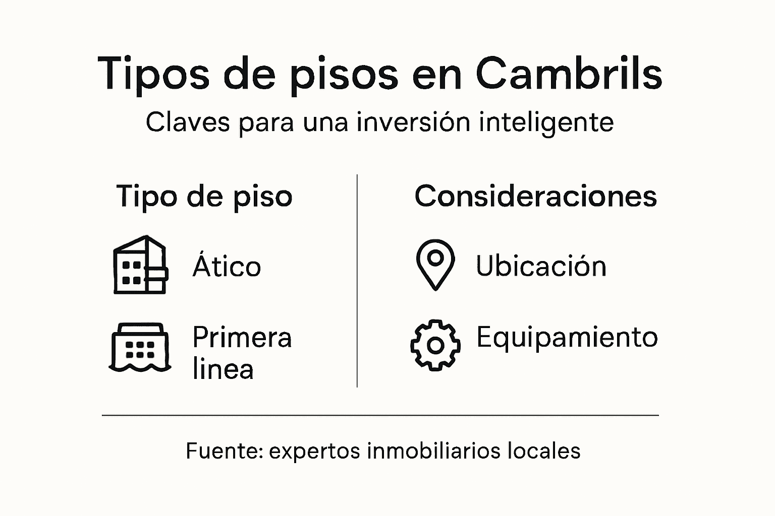Guía visual sobre los diferentes tipos de pisos y consejos clave para invertir con éxito